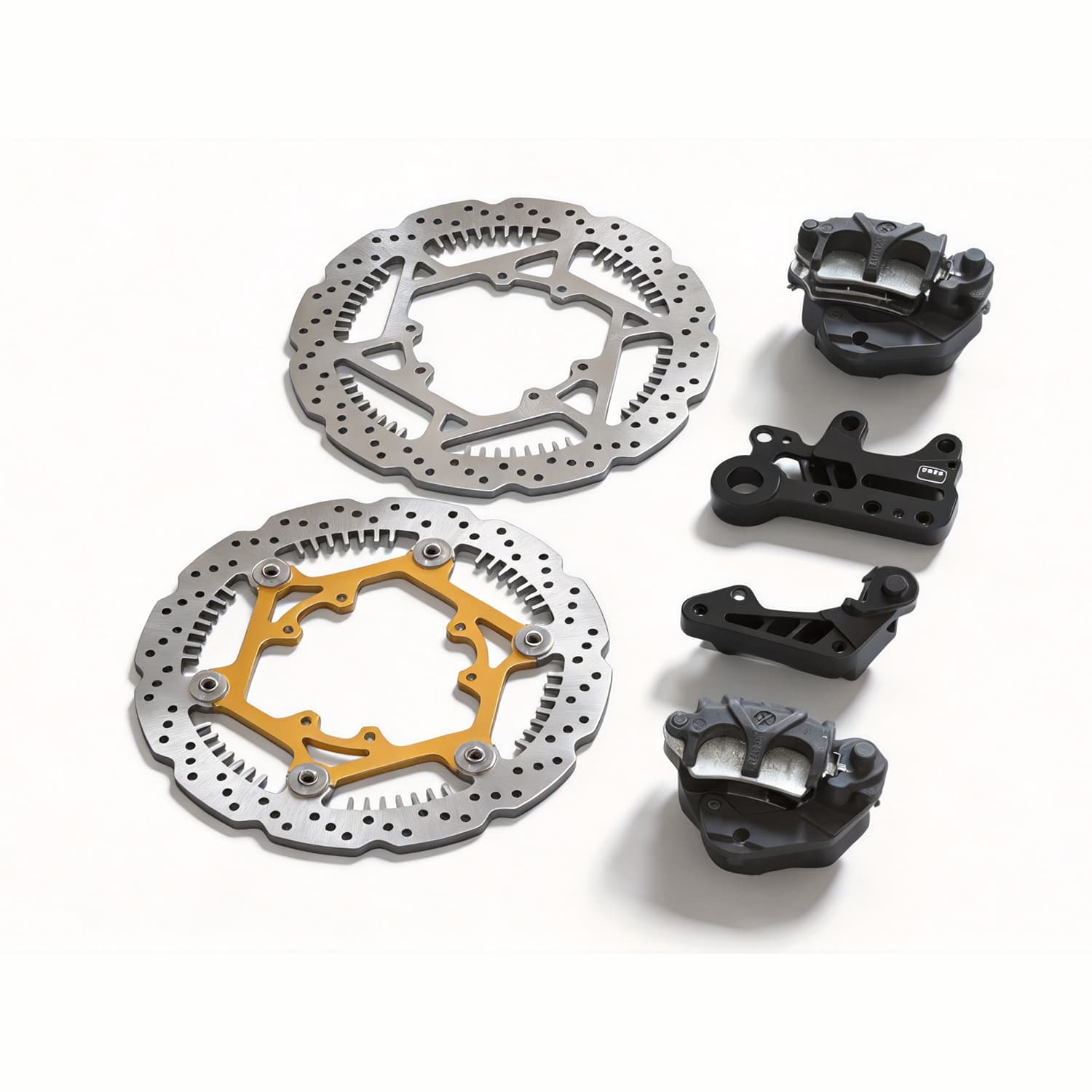 Front Rear Brake Caliper Bracket Kit - طقم ترقية الفرامل الكامل ألترا بي